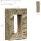 Ekena Millwork 4"W x 3"D x 7 7/8"H Universal Electrical Cover for StoneWall Faux Stone Siding Panels, Sandstone PNUEC04X08SD - alternate 5